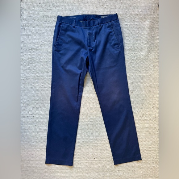 Bonobos Weekday Warrior dress pants - Monday True Blue - Picture 6 of 8